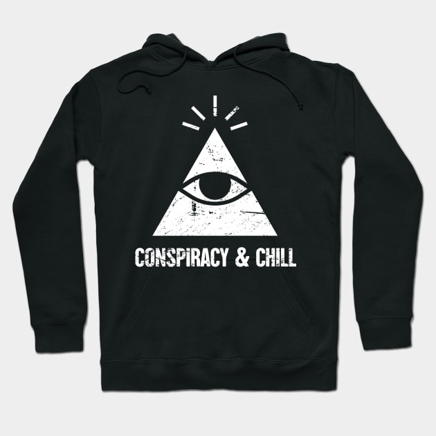 Conspiracy Theory Graphic For Conspiracy Theorist Hoodie by MeatMan